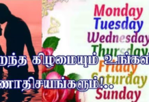 நீங்கள் பிறந்த கிழமையும்! உங்களின் குணாதிசயங்களும்!