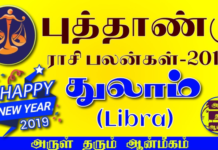 புத்தாண்டு பலன் – 2019 துலாம்!