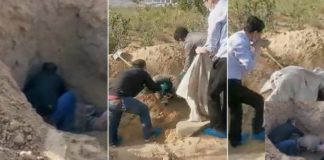 அனைவரையும் அதிர வைத்த வீடியோ! பெற்ற தாயை உயி(ருடன்) புதைத்த மகன்! மூன்றாம் நாள் நடந்த அற்புதம்! நடந்த அற்புதம்