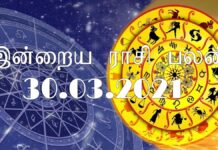இன்றைய ராசி பலன் 30.03.2021 Today Rasi Palan 30-03-2021 Today Tamil Calendar Indraya Rasi Palan! Today Rasi Palan 30-03-2021