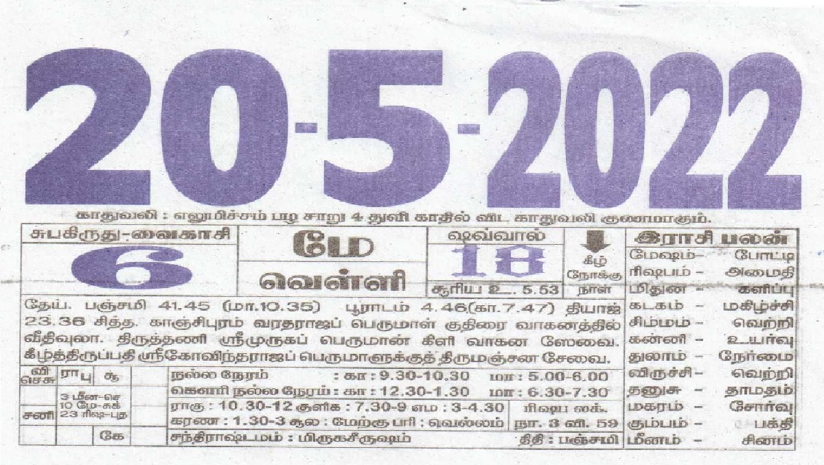 Today Rasi Palan 20 05 2022 today-rasi-palan-20-05-2022